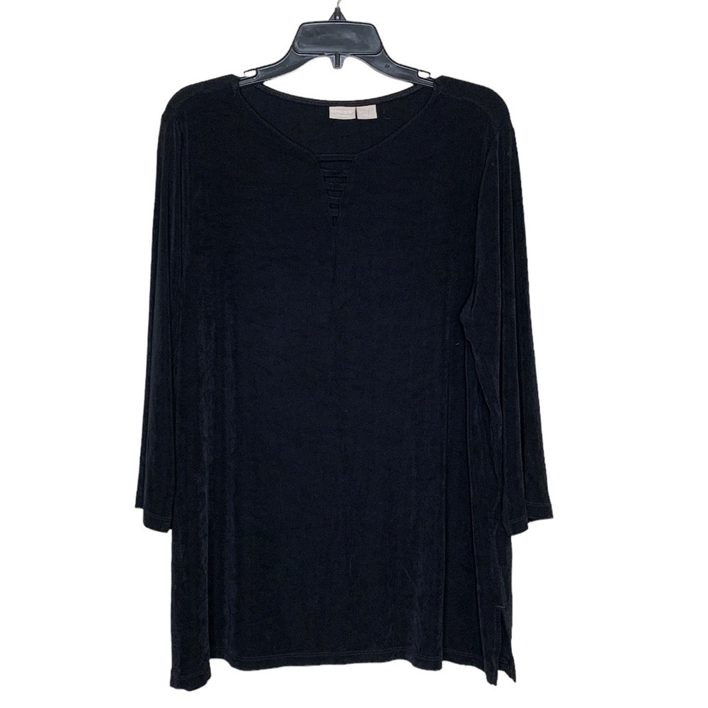 Chico’s‎ Travelers Collection 3/4 Sleeve Tunic Top